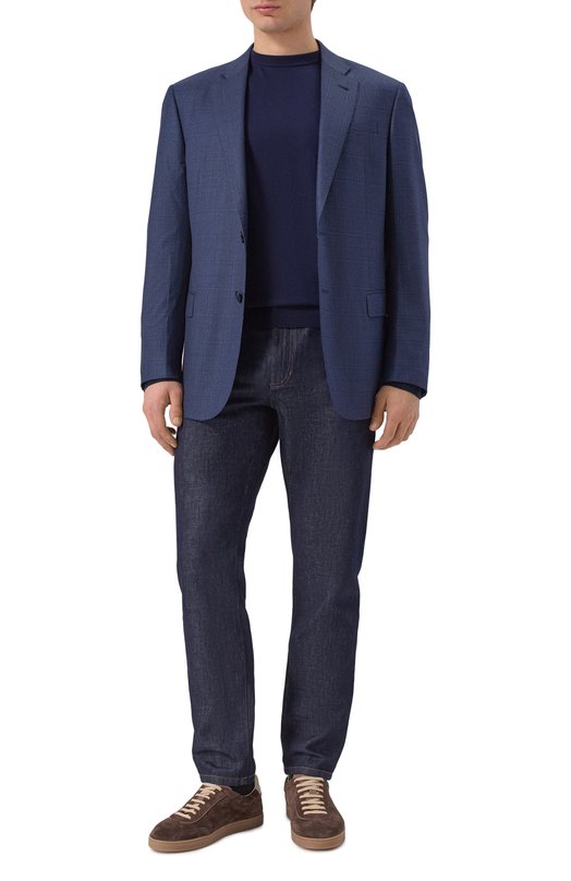 Шерстяной пиджак Giorgio Armani GM000336/TE20030 Синий  GM000336/TE20030 Фото 3