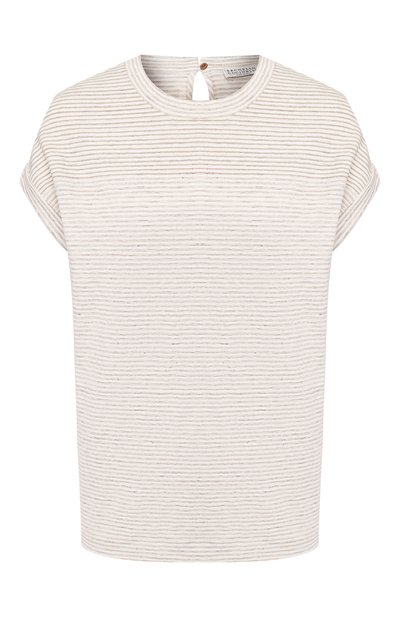 Женская льняная футболка BRUNELLO CUCINELLI, арт. MH964BT310