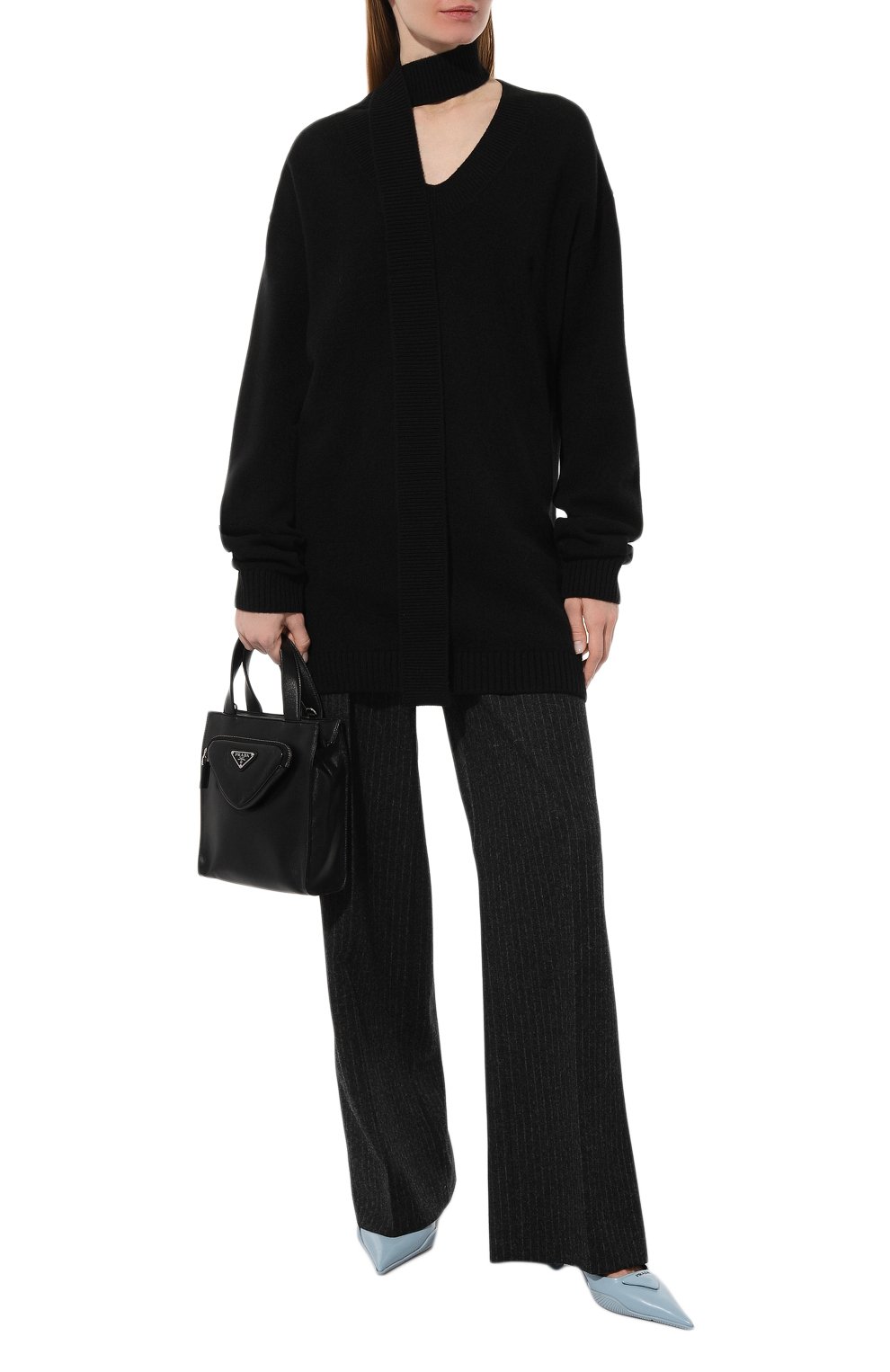 Кашемировый свитер PRADA, арт. 23883-1ZUC-F0002-212, фото 2