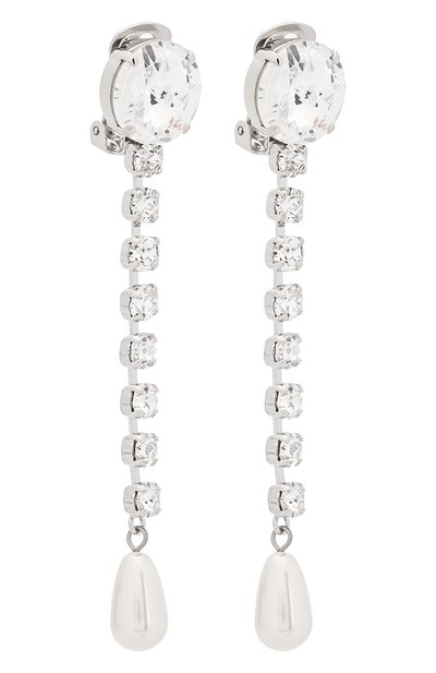 Серьги с отделкой из кристаллов MIU MIU, арт. 5JO006-2ARA-F0QCD, фото 3