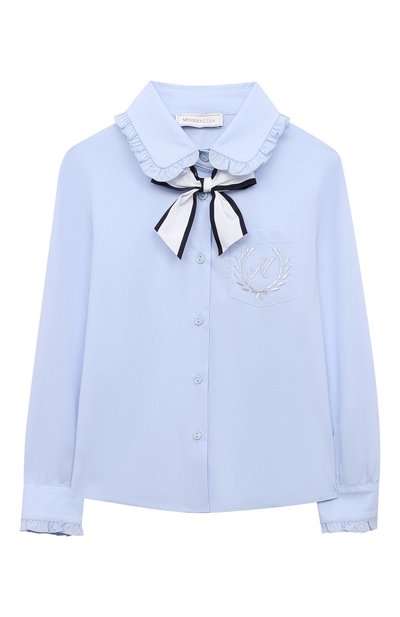 Хлопковая блузка MONNALISA, арт. 18BCAS