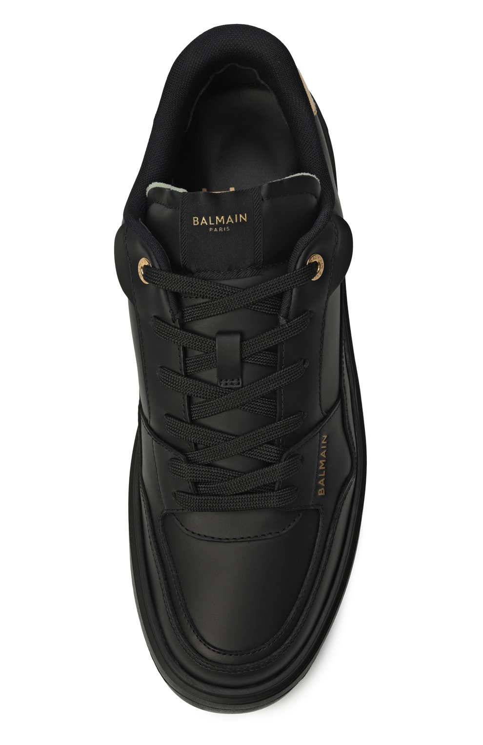 Кожаные кеды b-court flip BALMAIN, арт. DM0VI349/LTSC, фото 5