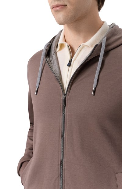 Толстовка из хлопка и шелка MVST, арт. 13M415/B000/MUST, фото 5