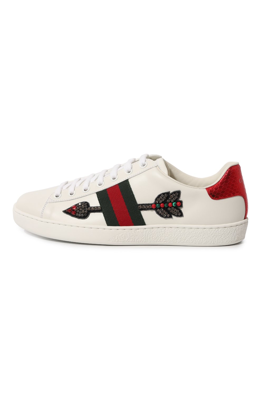 Кожаные кеды ace GUCCI, арт. 454551 02JP0, фото 4