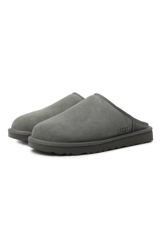 Замшевые сабо Classic Slip-on UGG 1129290 Серый 1129290