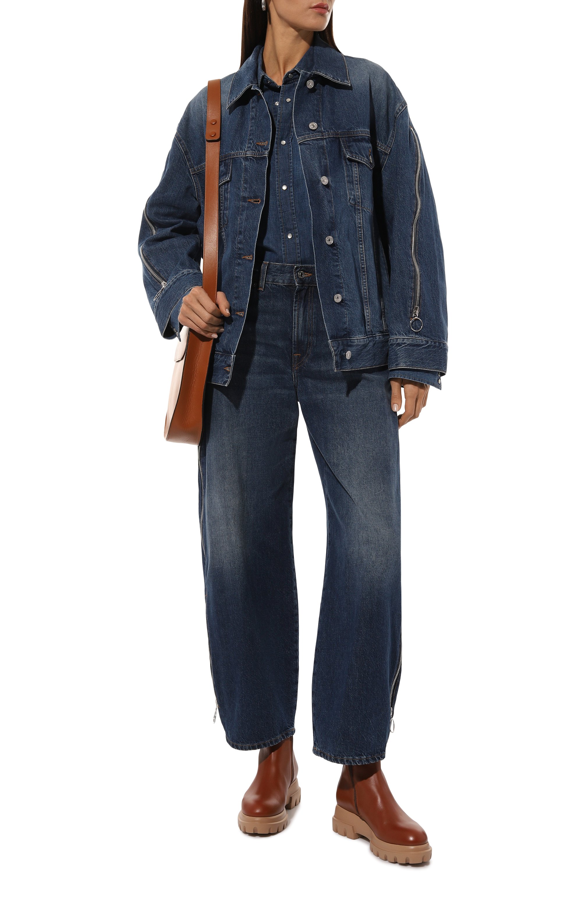 Кожаные ботинки chunky AGL, арт. D756593PGKA213G127, фото 2