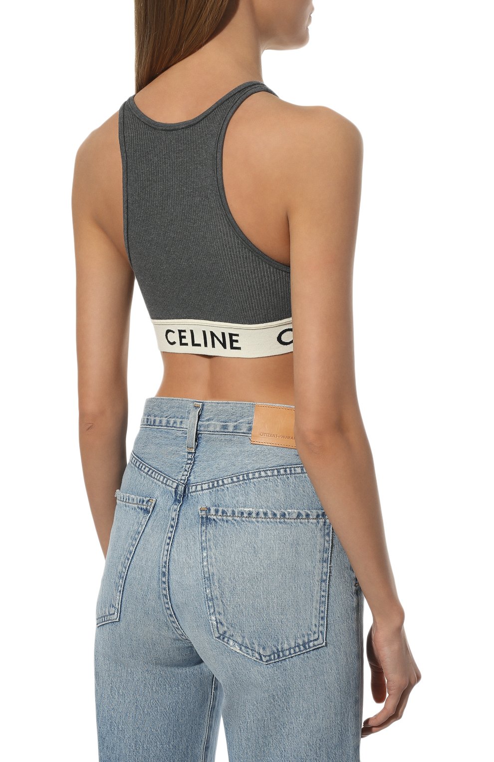 Хлопковый топ CELINE, арт. 2A68L372N, фото 4