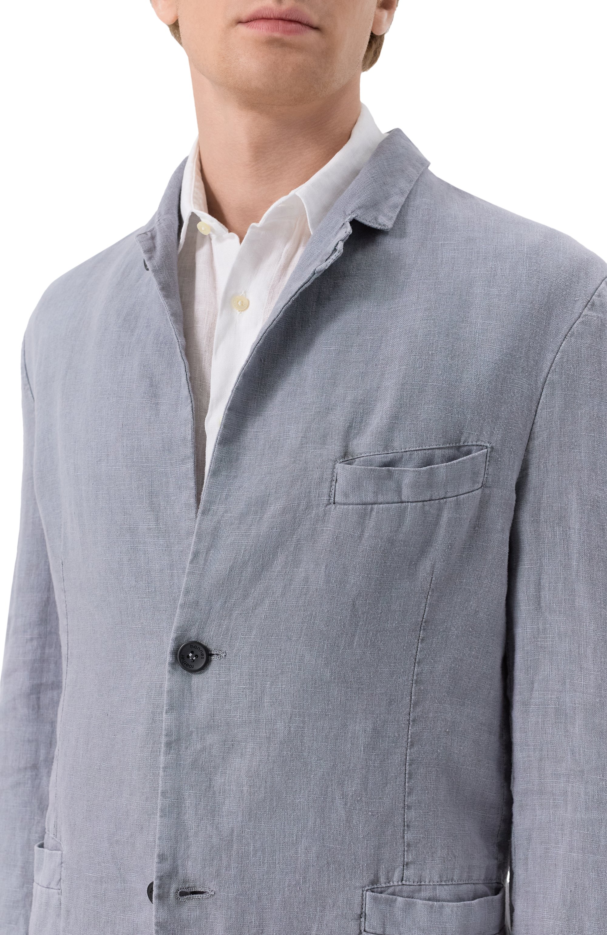 Льняной пиджак HANNES ROETHER, арт. ZUN22DER.602/, фото 7