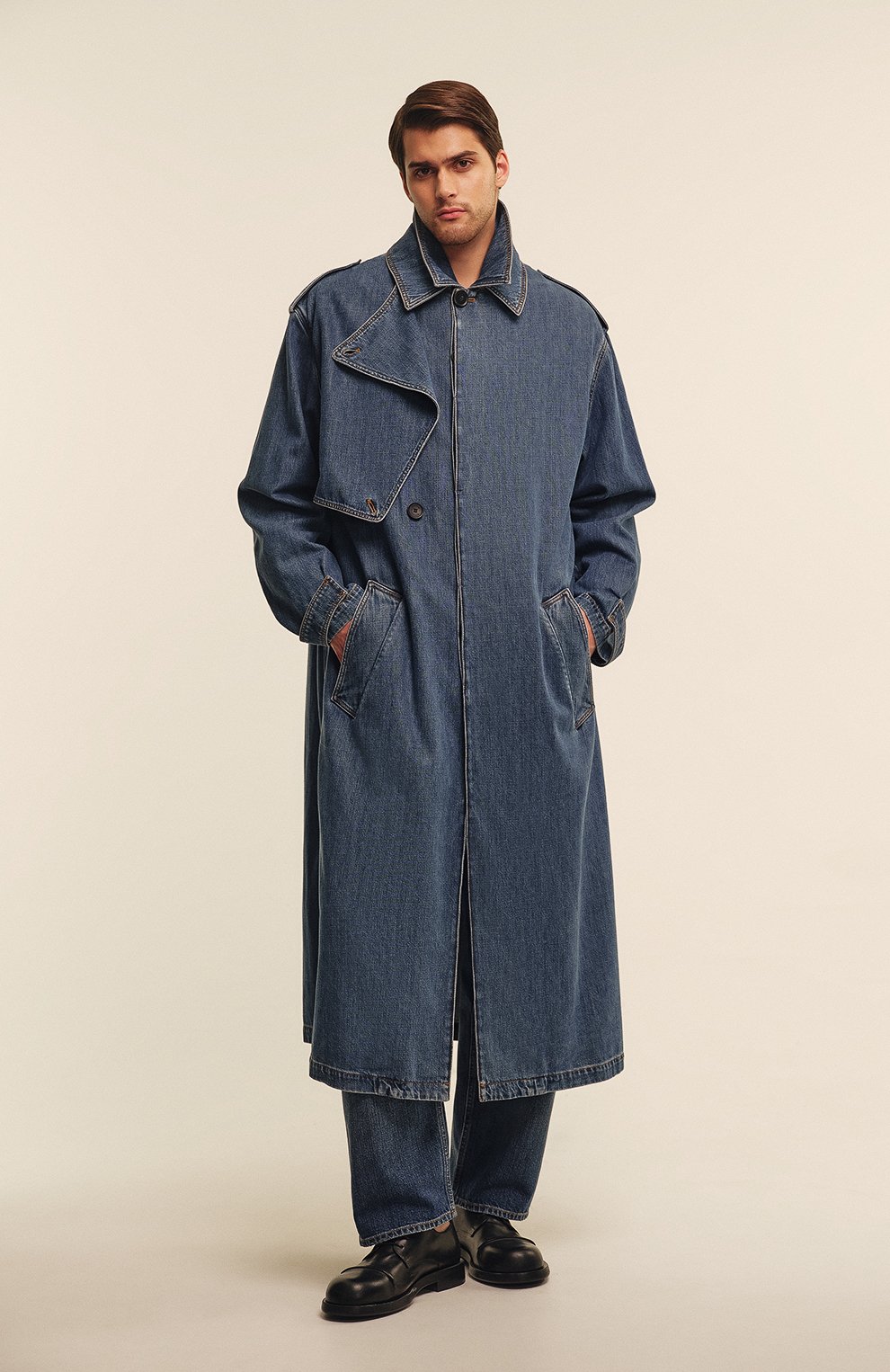 Кожаные дерби dex pintruck ANN DEMEULEMEESTER черного цвета по цене 76500 руб., арт. 2402-M-F30-LT049-099, фото 7 Кожаные дерби dex pintruck ANN DEMEULEMEESTER, арт. 2402-M-F30-LT049-099, фото 7