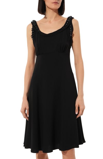 Платье с отделкой стразами PRADA, арт. P32T3R-1K0M-F0002-161, фото 3