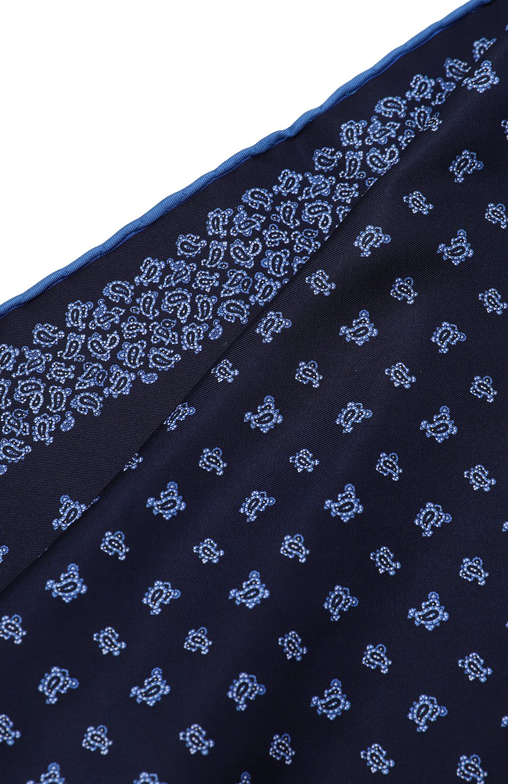 Шелковый платок STEFANO RICCI темно-синего цвета по цене 19000 руб., арт. FZSR8/11723, фото 2 Шелковый платок STEFANO RICCI, арт. FZSR8/11723, фото 2