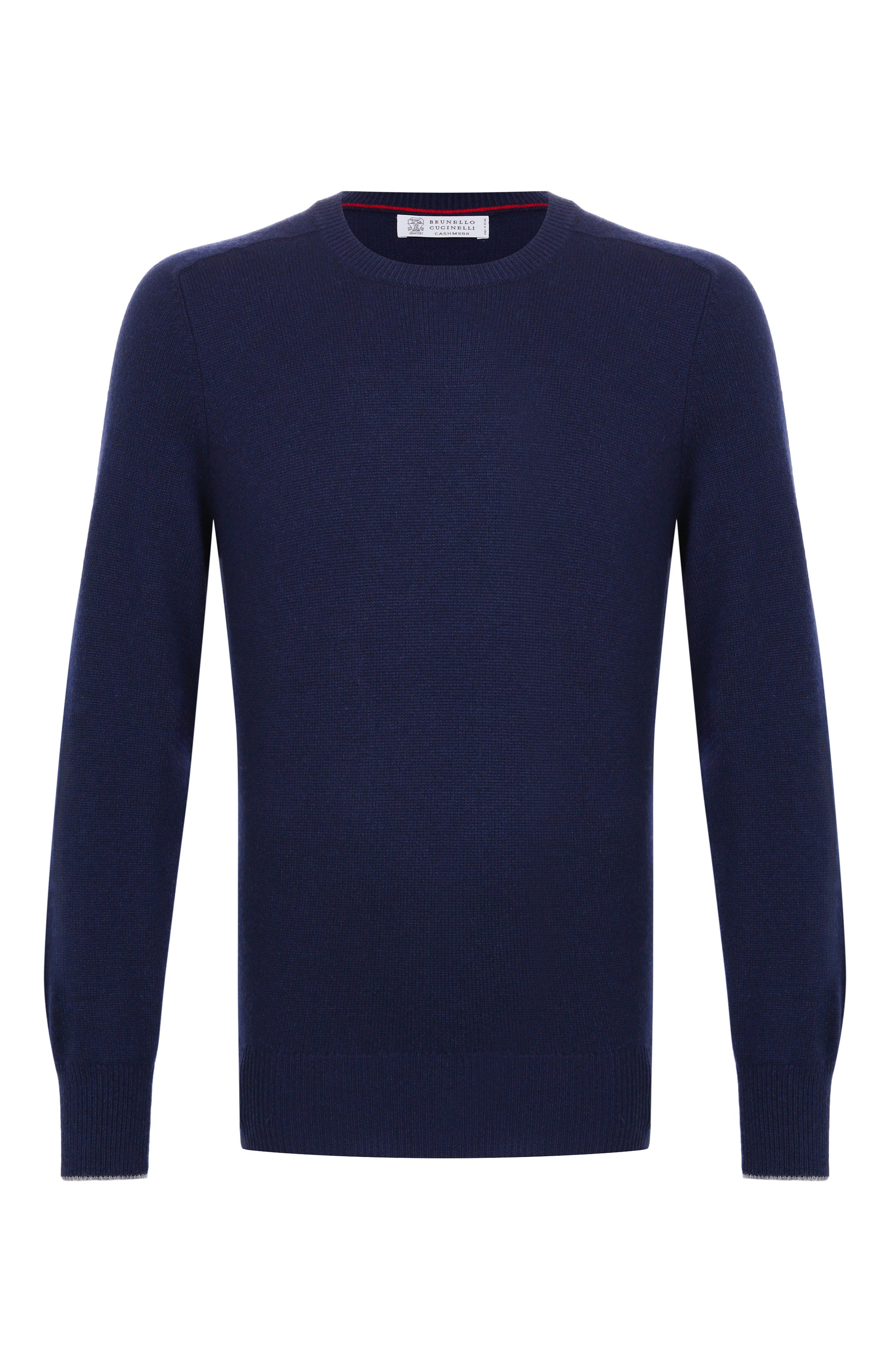 Кашемировый джемпер BRUNELLO CUCINELLI темно-синего цвета по цене 342000 руб., арт. M22707000, фото 1 Кашемировый джемпер BRUNELLO CUCINELLI, арт. M22707000, фото 1