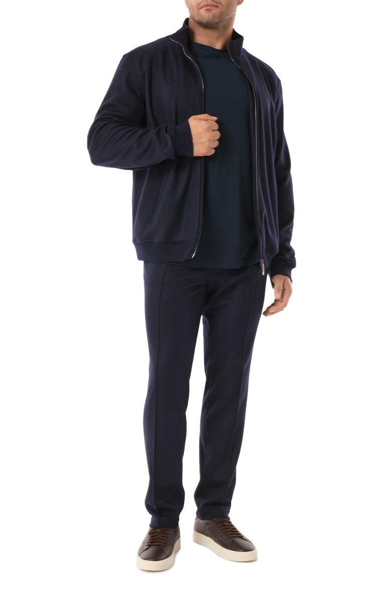 Мужск�ая футболка PAUL&SHARK темно-синего цвета, арт. 25411026/5XL | Фото 2 (Рукава: Короткие; Длина (для топов): Удлиненные; Материал внешний: Хлопок; Принт: Без принта; Стили: Кэжуэл; Big sizes: Big Sizes; Кросс-КТ: Джерси; Мужское Кросс-КТ: Футболка-одежда; Автоматизация состава: Проставлено; Автоматизация ТО: Проставлено)
