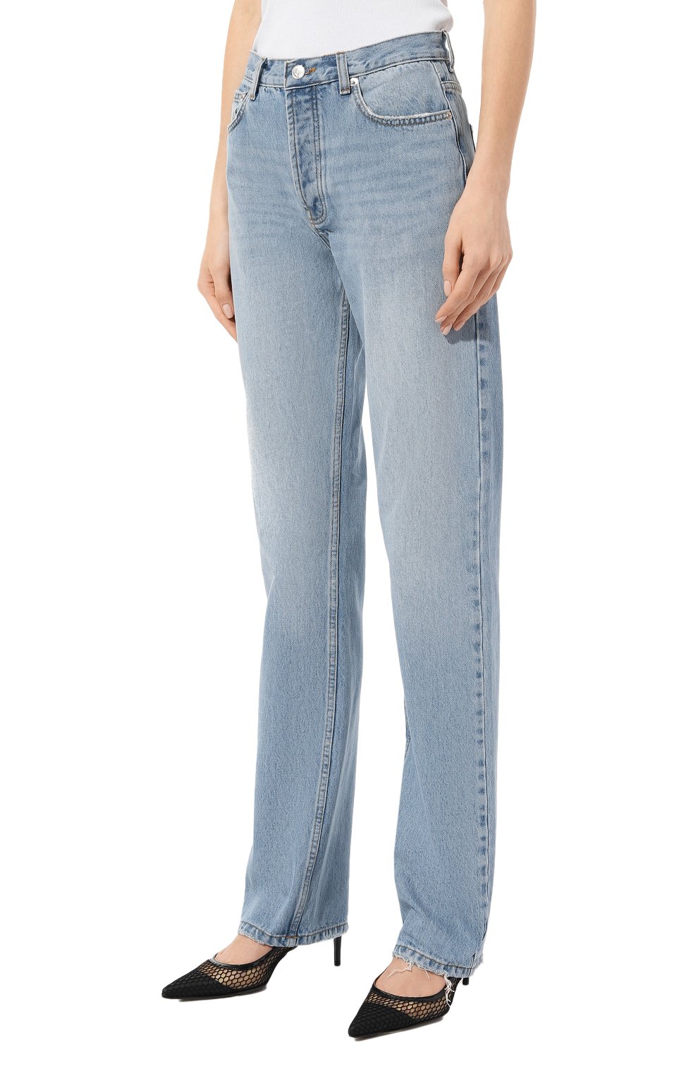 Джинсы MAINLESS голубого цвета по цене 31900 руб., арт. J23-02-10-BL, фото 3 Джинсы MAINLESS, арт. J23-02-10-BL, фото 3