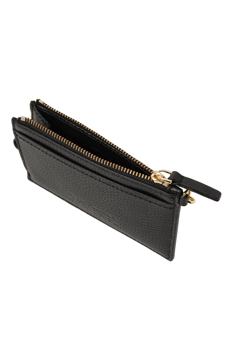 Женский кожаный футляр для кредитных карт MARC JACOBS (THE) черного цвета, арт. S125L01RE22 | Фото 3 (Материал: Натуральная кожа; Нос: Не проставлено)