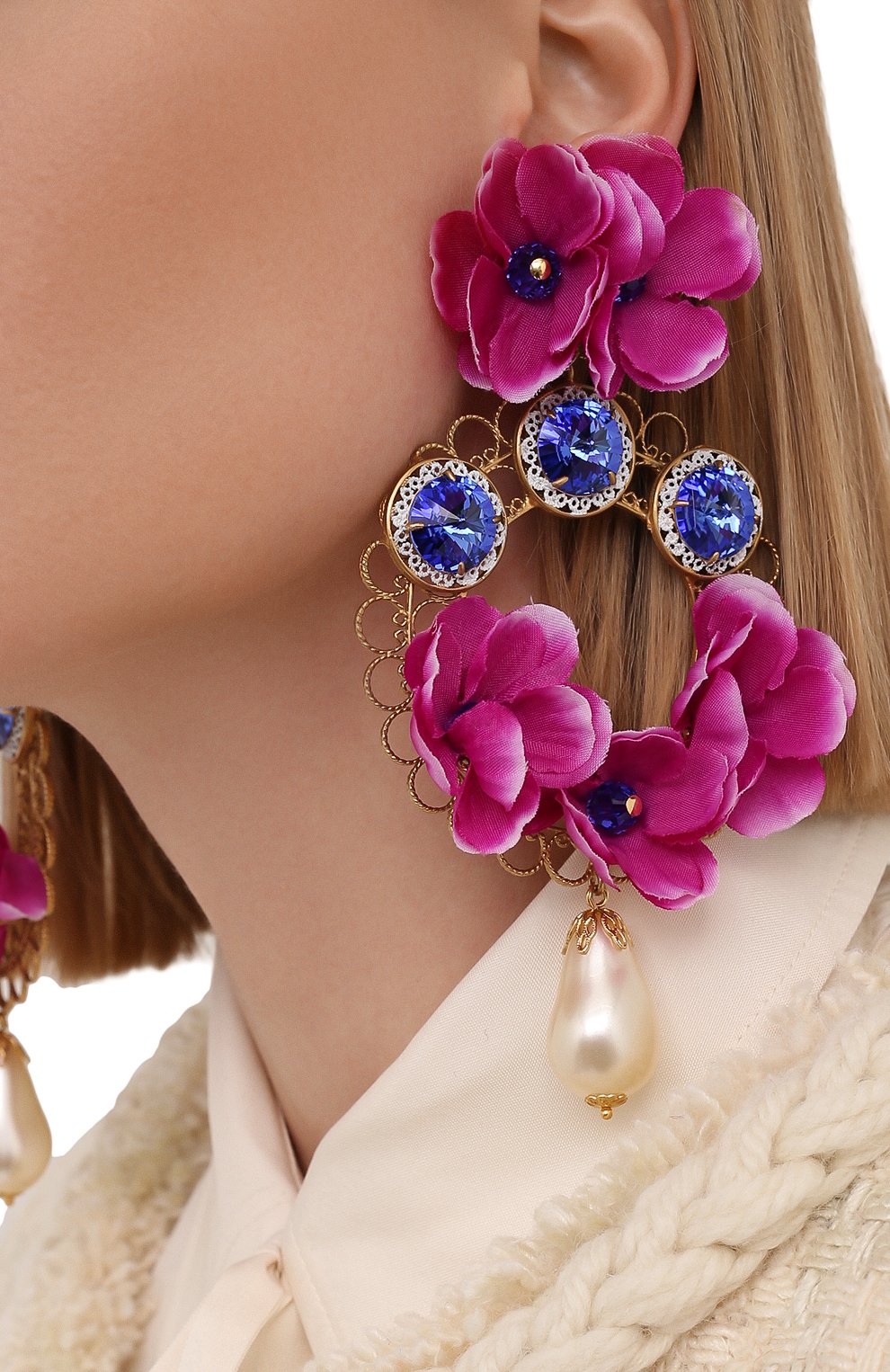 Клипсы DOLCE & GABBANA, арт. WEN4F5/W1111, фото 2