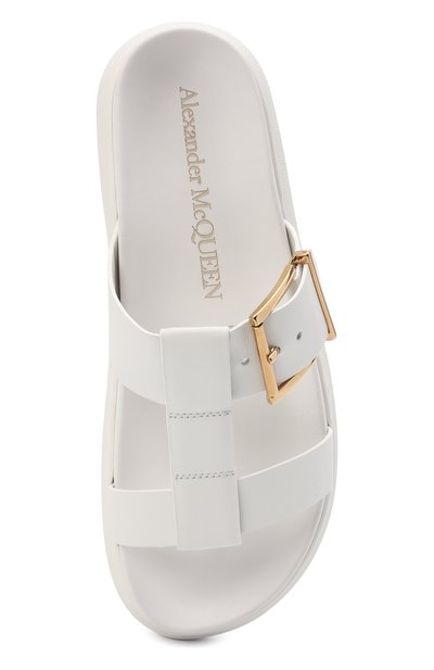 Кожаные шлепанцы ALEXANDER MCQUEEN, арт. 621830/WHXZB, фото 5