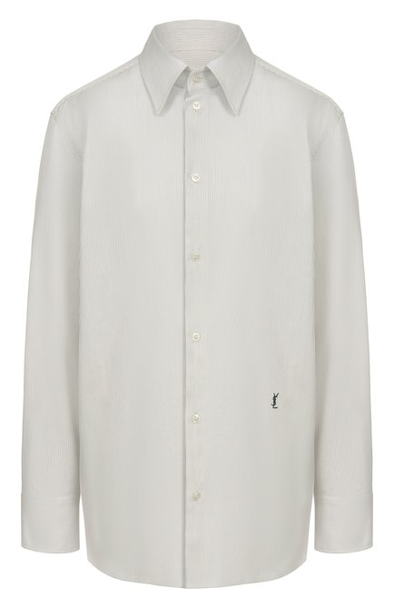Женская хлопковая рубашка SAINT LAURENT, арт. 830240/Y5G30