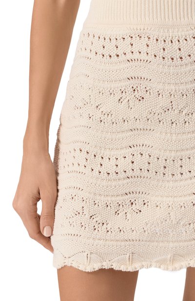 Хлопковая юбка MC2 SAINT BARTH, арт. STBW APPLE/00276H, фото 5