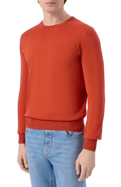 Джемпер из кашемира и шелка BRUNELLO CUCINELLI, арт. M2300100, фото 3