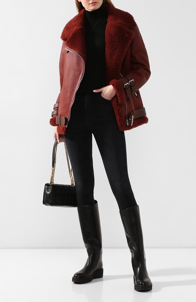 Кожаные сапоги motorbike THE ROW, арт. F1142-L52CR, фото 2