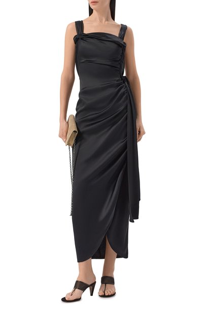 Атласное платье MAISON MARGIELA, арт. S51DG0005/M35797, фото 2