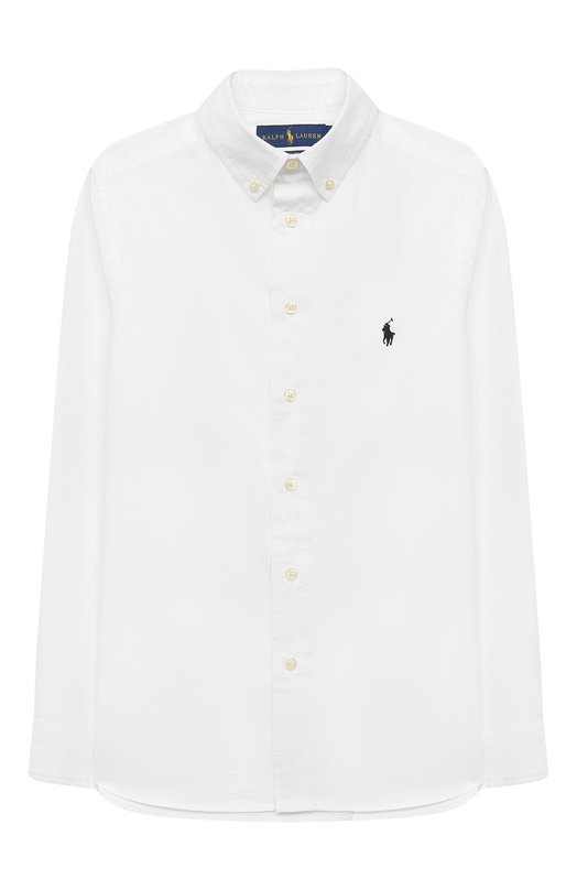 

Хлопковая рубашка Ralph Lauren, Белый
