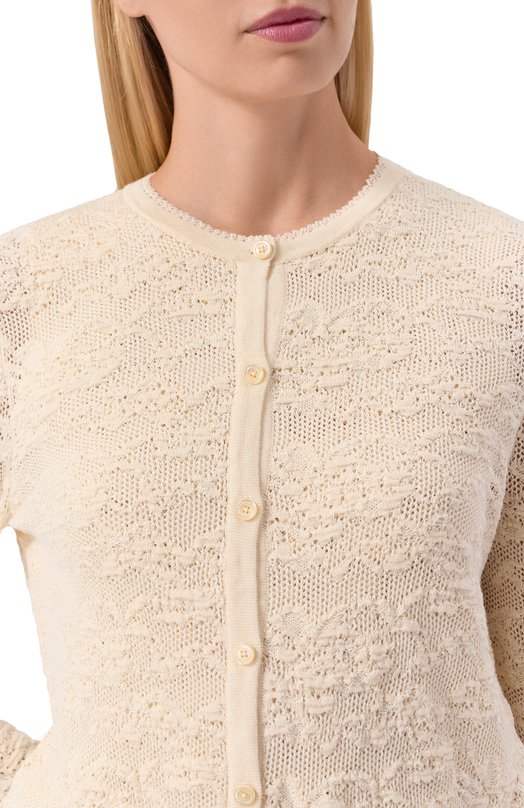 Комплект из кардигана и топа Chloé CH25AMX01580 Бежевый  CH25AMX01580 Фото 5