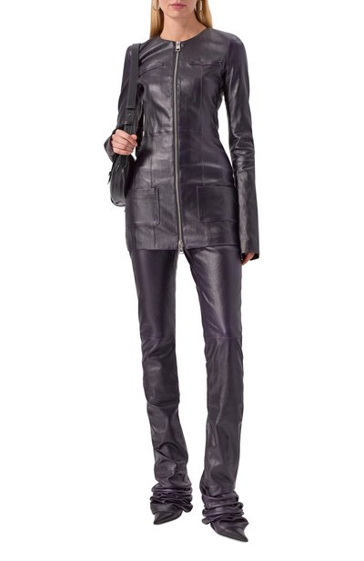 Кожаная куртка THE ATTICO, арт. 247WCG77/L099, фото 2