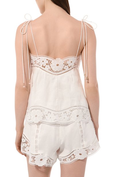 Льняной топ ZIMMERMANN, арт. 7573TRS242, фото 4