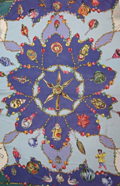 Платок новогодний GOURJI, арт. T23XMST10RBL, фото 3