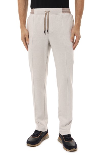 Брюки из хлопка и кашемира CAPOBIANCO, арт. 15M706.LB00., фото 3