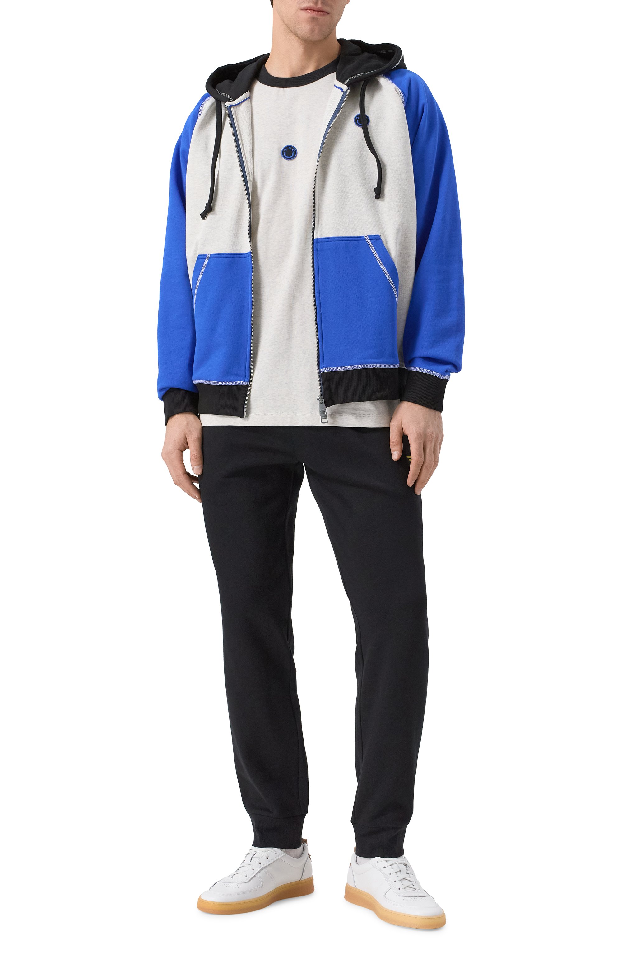 Хлопковая толстовка HUGO BLUE, арт. 50530549, фото 2