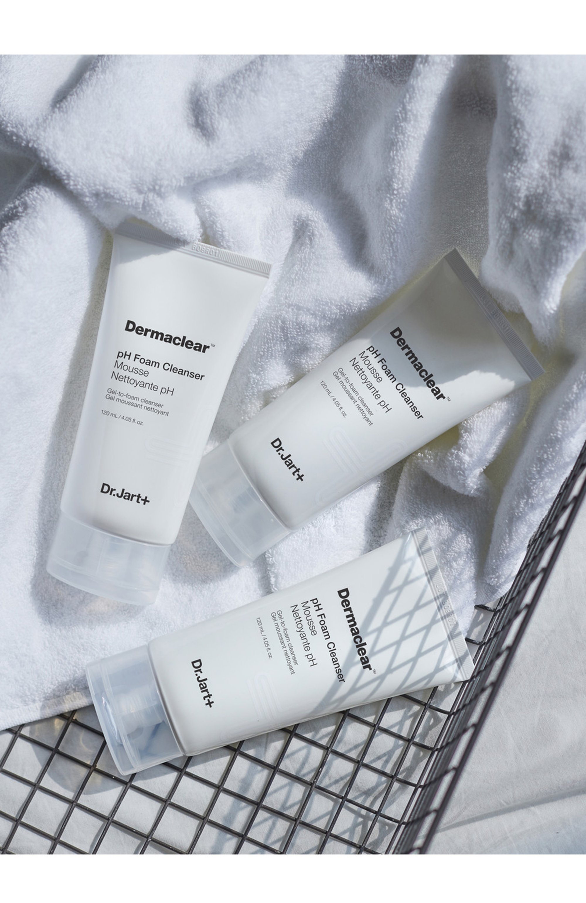 Гель-пенка для умывания глубокого очищения ph 5.5 dermaclear (120ml) DR.JART+, арт. 8809933611657, фото 2