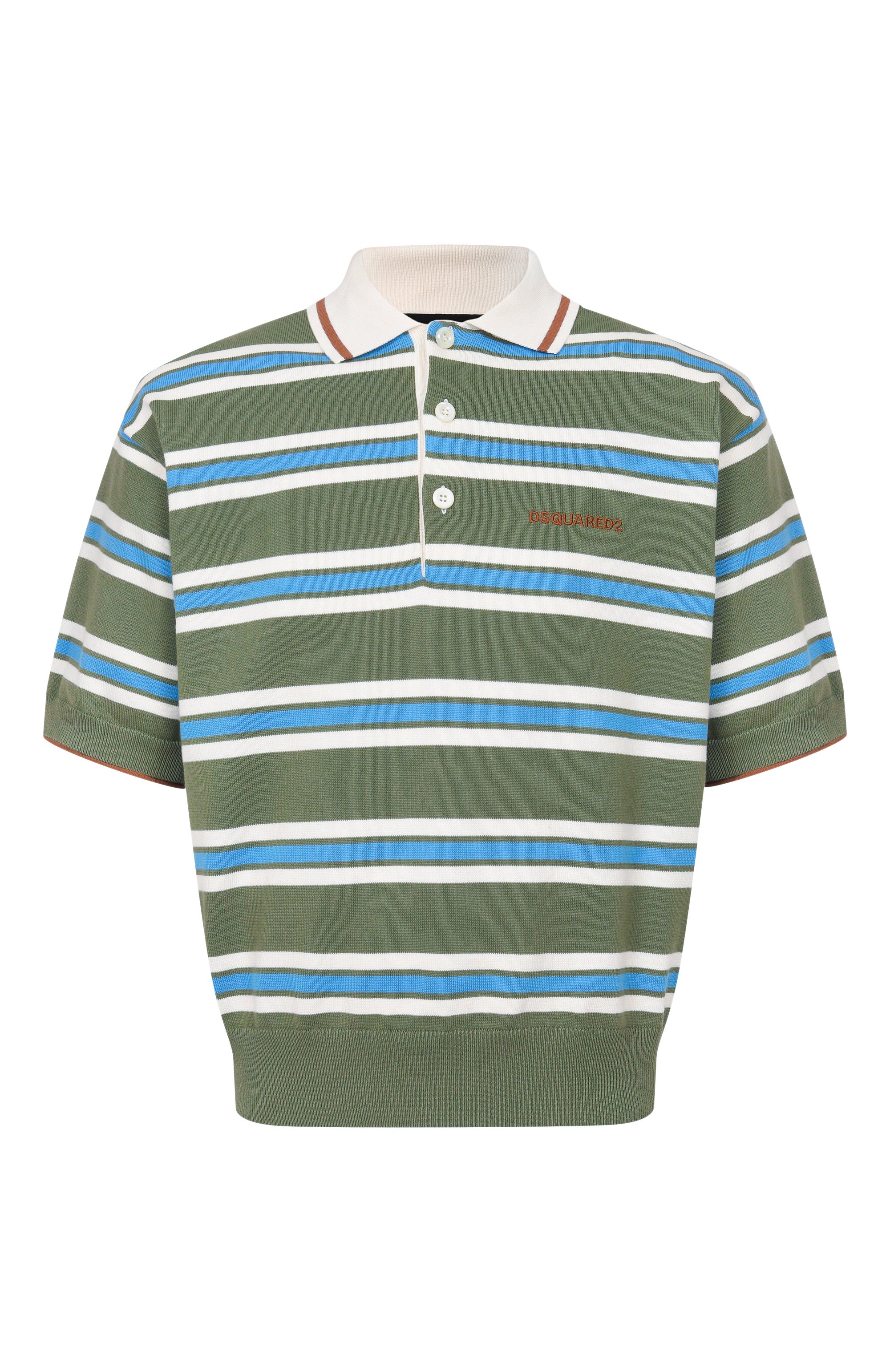 Хлопковое поло DSQUARED2, арт. S74HA1594/D13195, фото 1