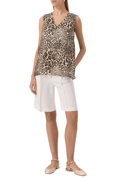 Топ из хлопка и шелка FREEAGE, арт. WS24.TP078M.6001.9012, фото 2