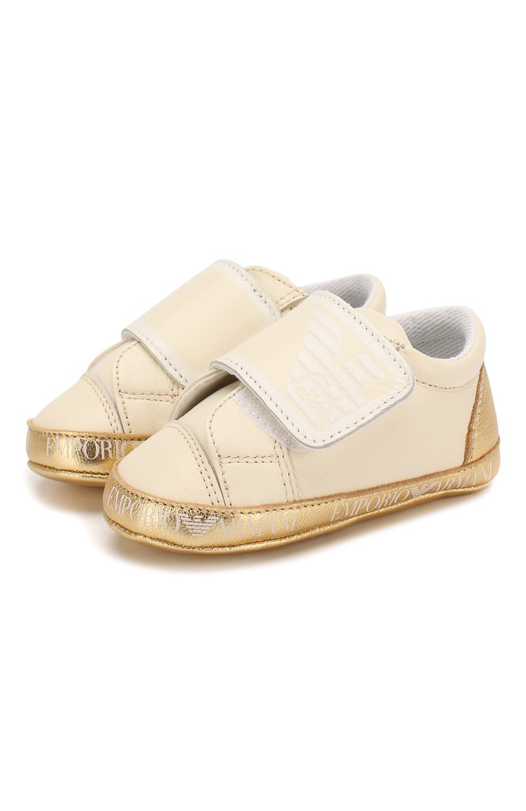 Кожаные пинетки EMPORIO ARMANI, арт. XLX003/X0N01/17-19, фото 1