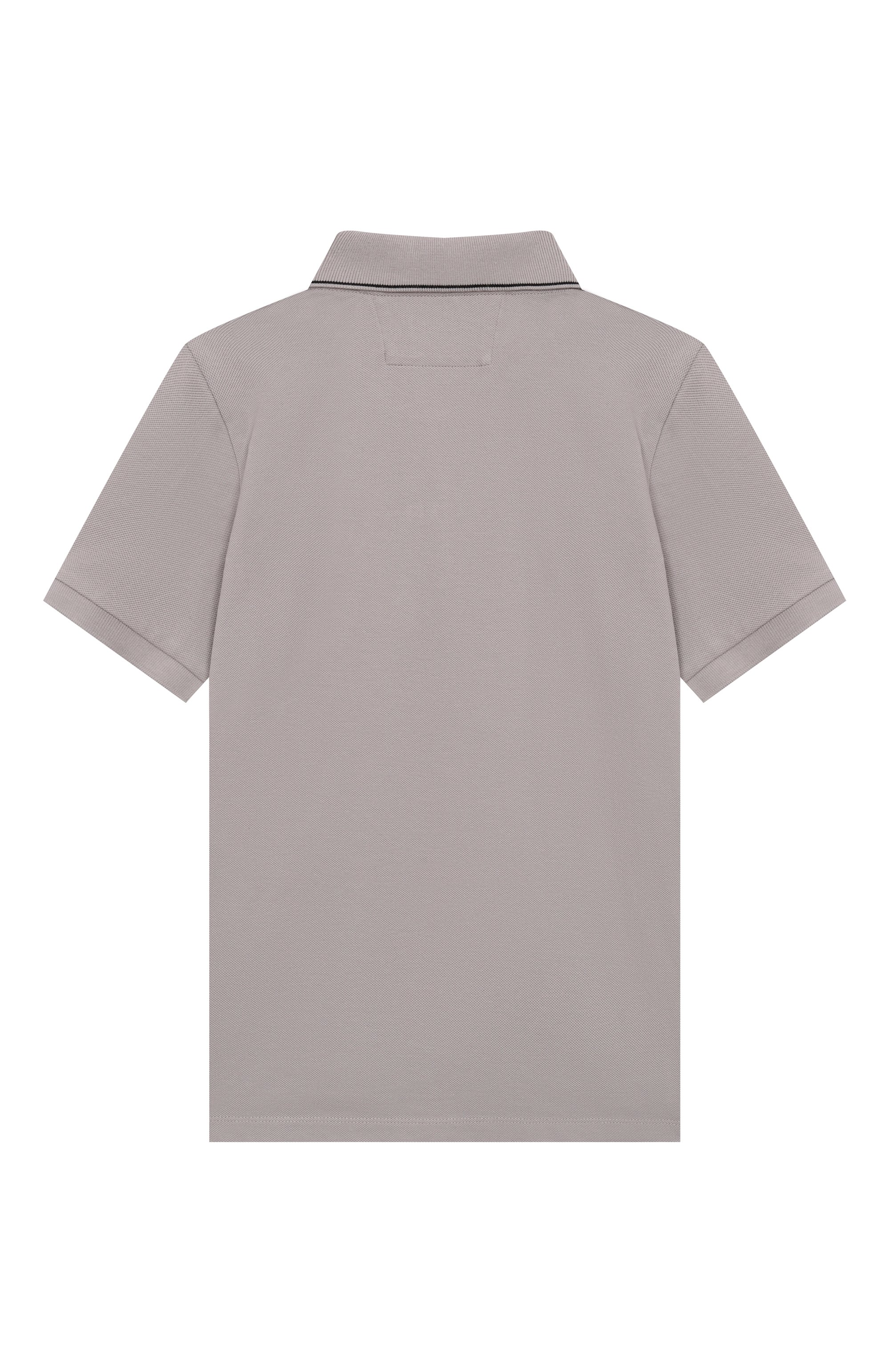 Хлопковое поло C.P. COMPANY серого цвета по цене 12100 руб., арт. C0M001/LFA04/10-14, фото 2 Хлопковое поло C.P. COMPANY, арт. C0M001/LFA04/10-14, фото 2