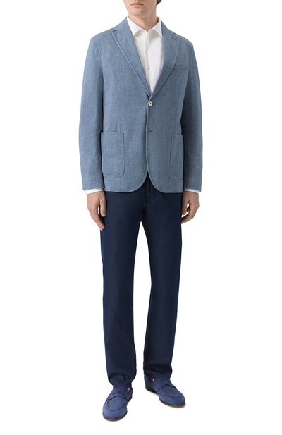 Замшевые пенни-лоферы BARRETT, арт. 221U021.12/LIGHT CASHEMERE, фото 2