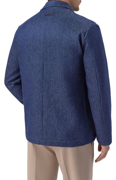 Пиджак из хлопка и льна JACOB COHEN, арт. JUM_I0011 003 T877A RW, фото 4