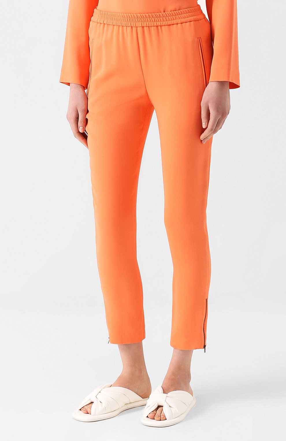 Брюки STELLA MCCARTNEY кораллового цвета по цене 66600 руб., арт. 358300/SCA06, фото 3 Брюки STELLA MCCARTNEY, арт. 358300/SCA06, фото 3