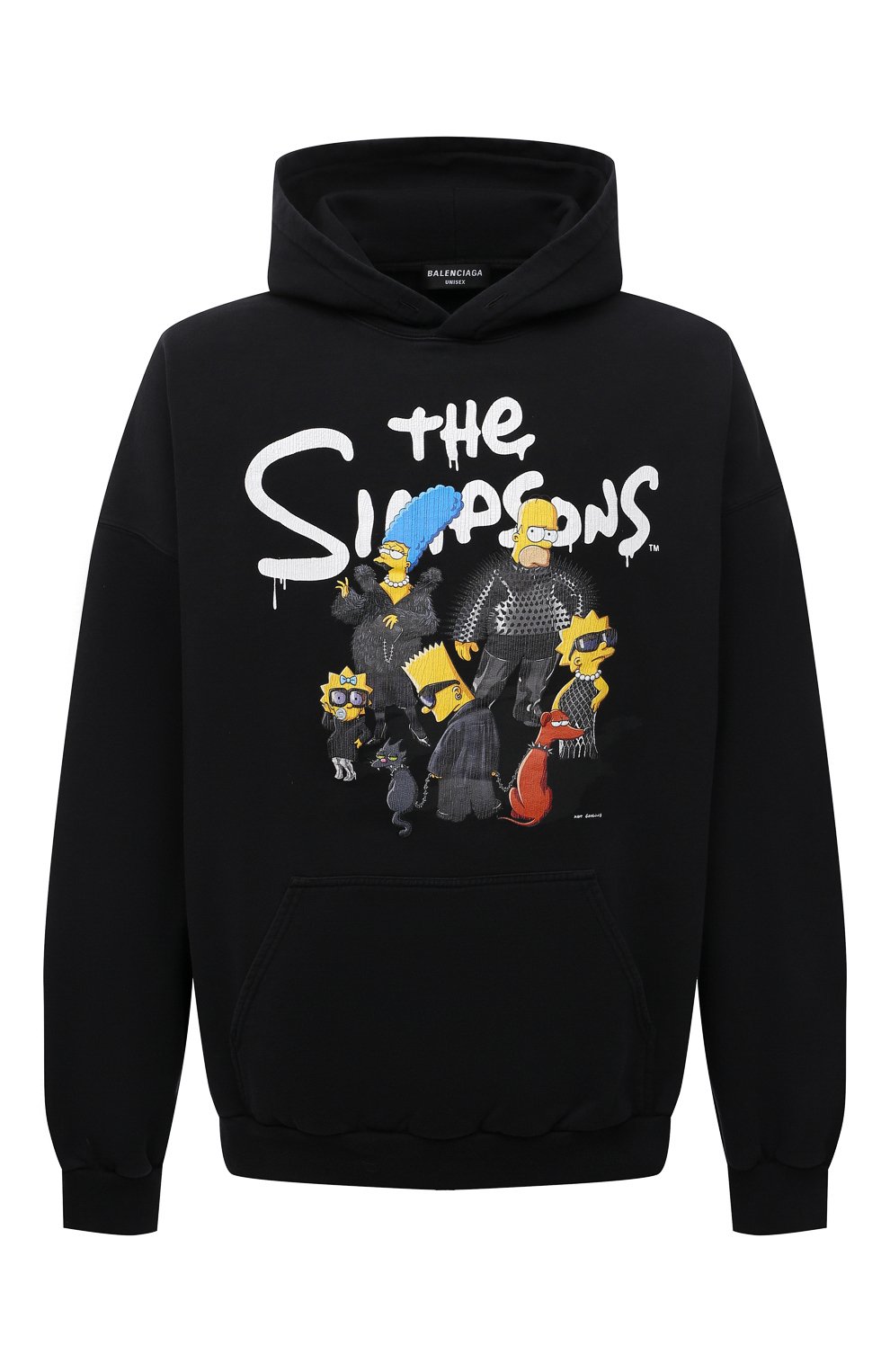 Хлопковое худи balenciaga x the simpsons BALENCIAGA, арт. 674986/TLVG8, фото 1