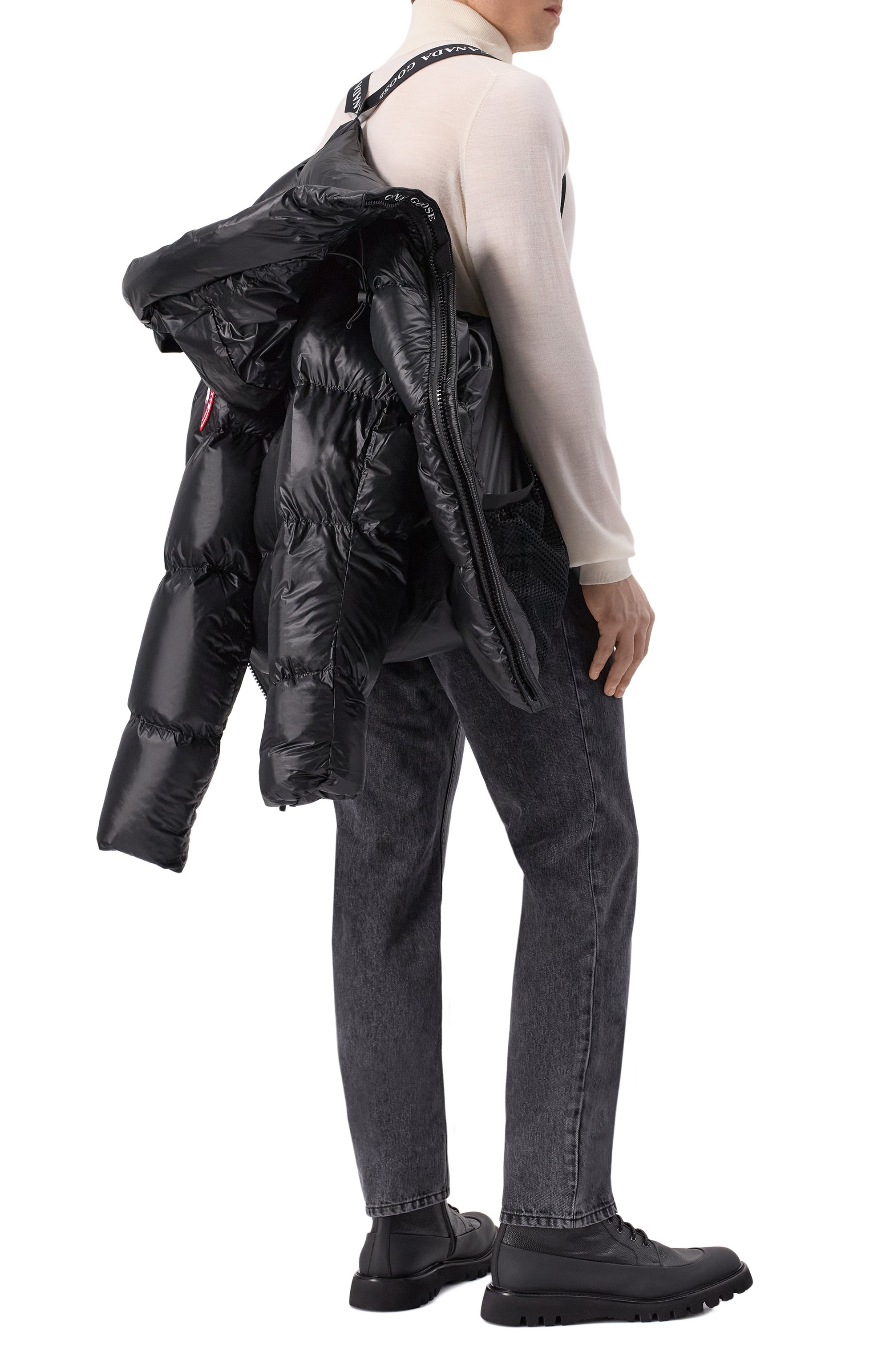 Пуховик crofton CANADA GOOSE черного цвета по цене 175500 руб., арт. 2252M, фото 6 Пуховик crofton CANADA GOOSE, арт. 2252M, фото 6