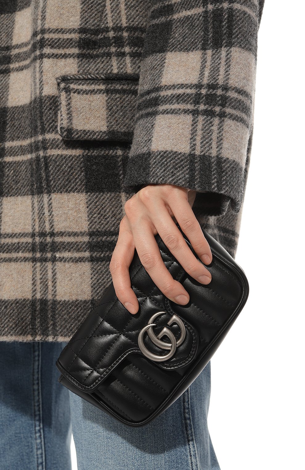 Сумка gg marmont super mini GUCCI, арт. 476433 DTD5N, фото 7