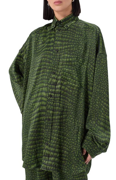 Шелковая рубашка BALENCIAGA, арт. 814121/TRLC7, фото 3