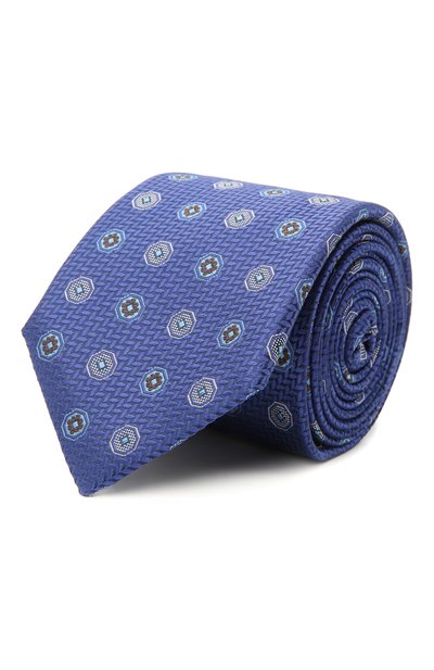 Мужской шелковый галстук CANALI, арт. 18/HJ03137