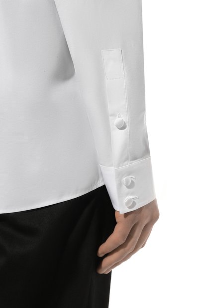 Хлопковая сорочка BALMAIN, арт. YH0HS105CC52, фото 5