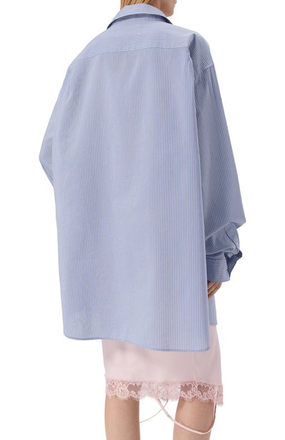 Рубашка из хлоп ка и шелка MAISON MARGIELA, арт. S51DT0025/M35751, фото 4