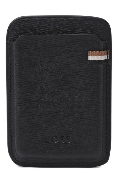 Мужской кожаный футляр для кредитных карт BOSS, арт. HBPU00092M