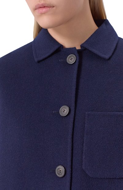 Шерстяная куртка WEEKEND MAX MARA синего цвета по цене 61450 руб., арт. N0RDICA, фото 5 Шерстяная куртка WEEKEND MAX MARA, арт. N0RDICA, фото 5